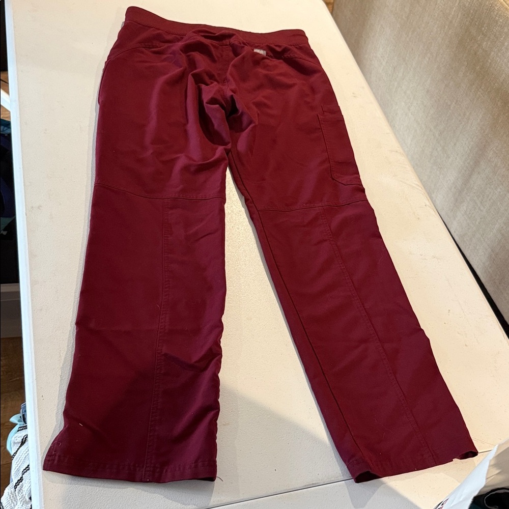 Figs Maroon Technical Joggers - image 5